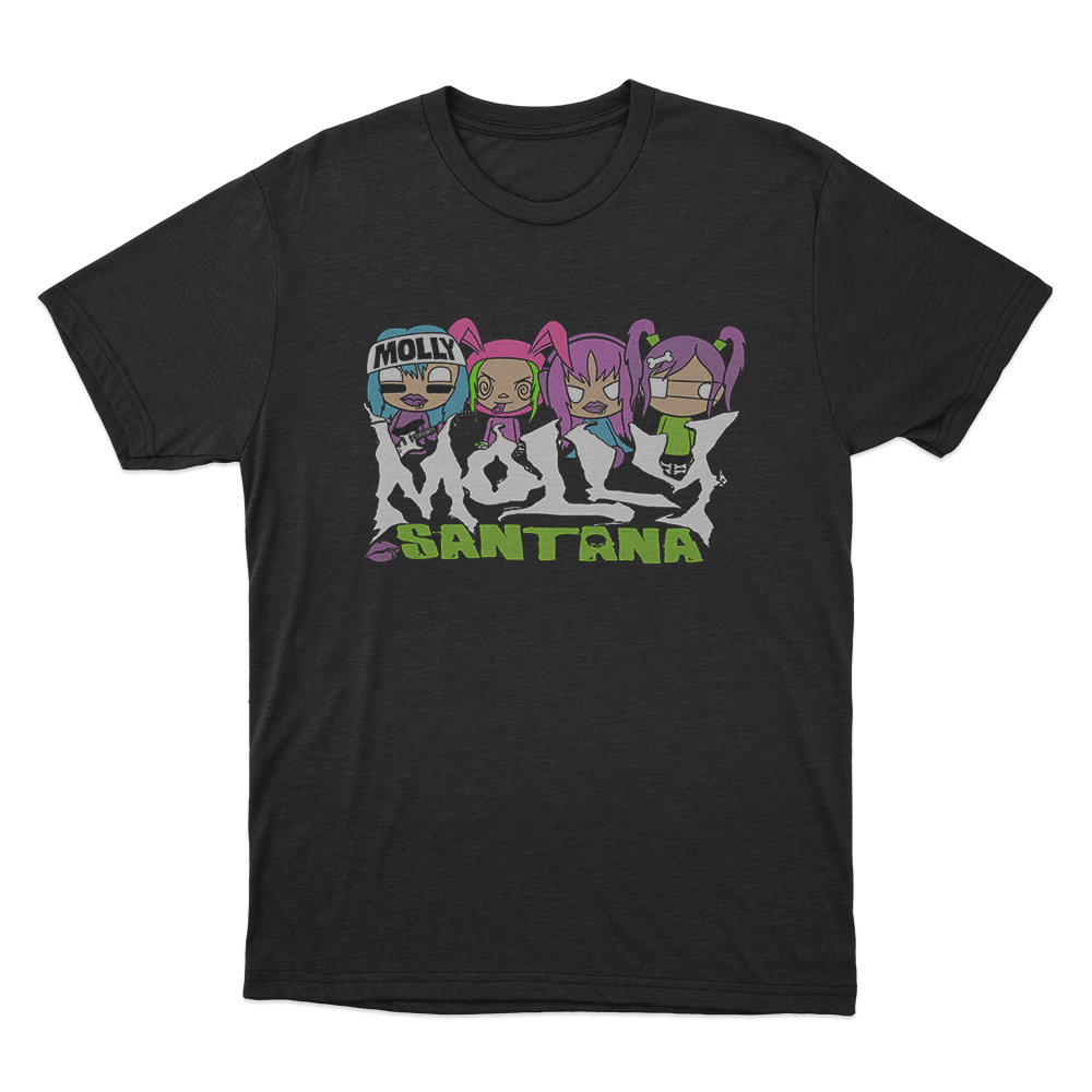 Molly Santana Cartoon Unisex T Shirt Black Molly Santana Cartoon Unisex T Shirt Black