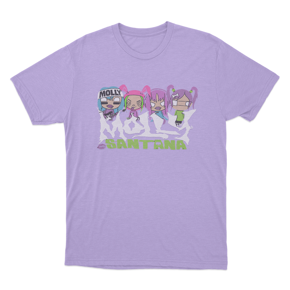 Molly Santana Cartoon Unisex T Shirt Purple Molly Santana Cartoon Unisex T Shirt Purple