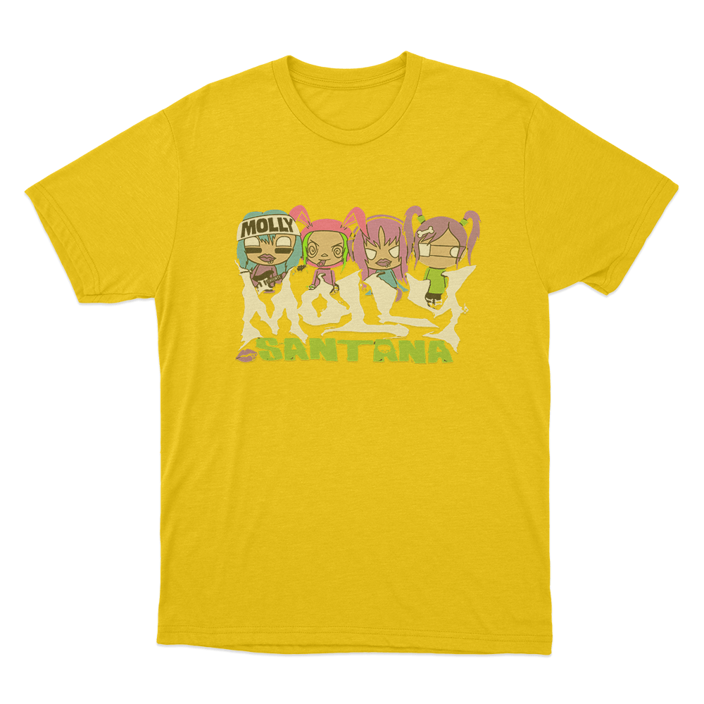 Molly Santana Cartoon Unisex T Shirt Yellow Molly Santana Cartoon Unisex T Shirt Yellow