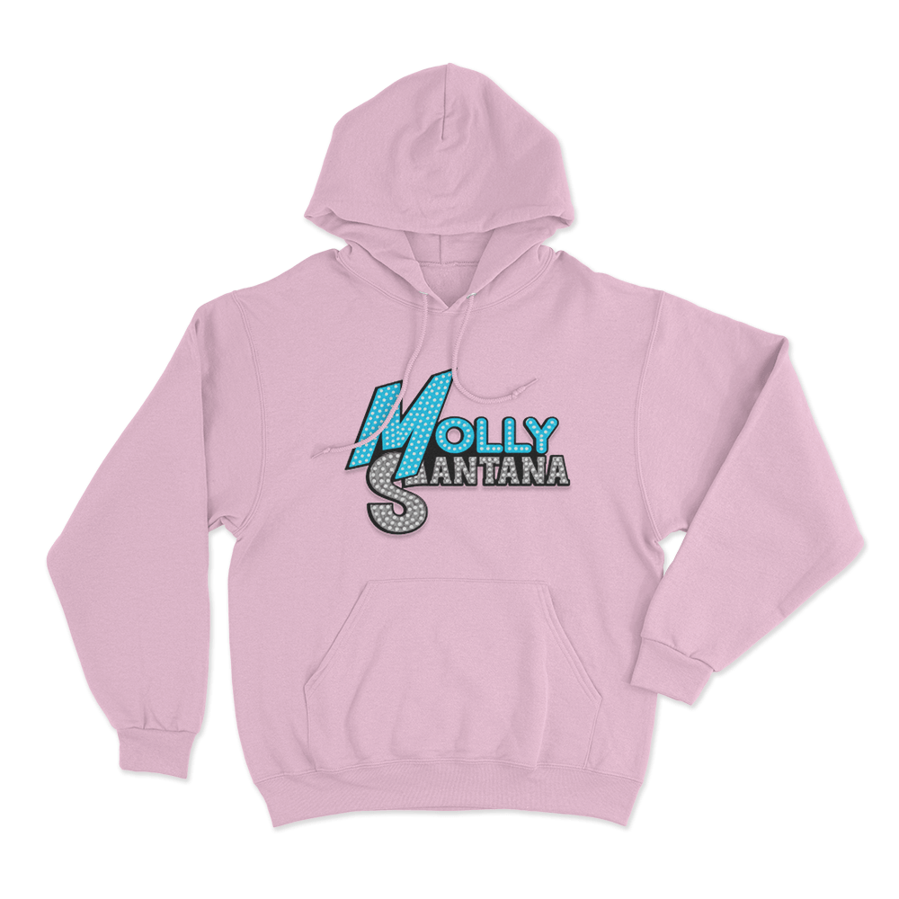 Molly Santana Logo Unisex Hoodie Pink Molly Santana Logo Unisex Hoodie Pink