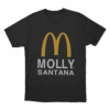 Molly Santana M Logo Unisex T Shirt Black