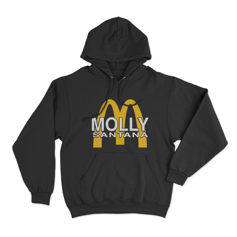 Molly Santana M Unisex Hoodie Black Molly Santana M Unisex Hoodie Black