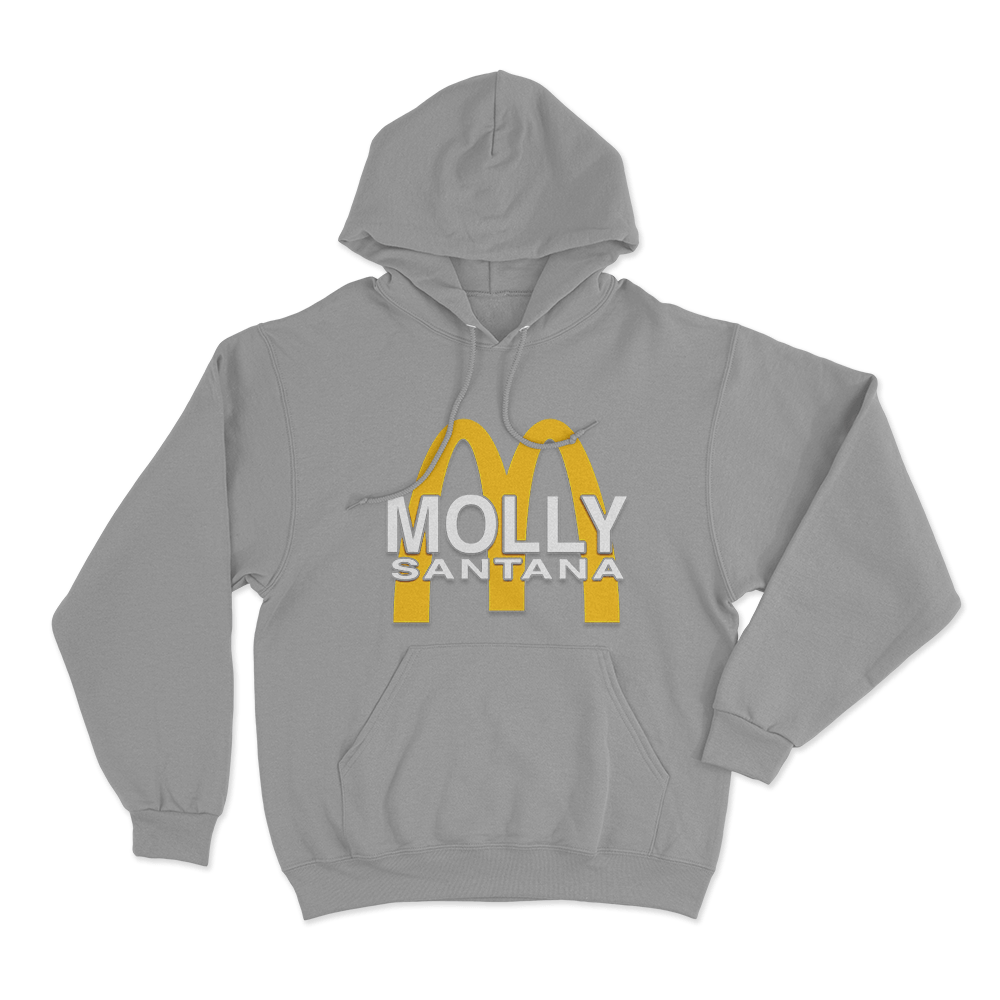 Molly Santana M Unisex Hoodie Grey Molly Santana M Unisex Hoodie Grey