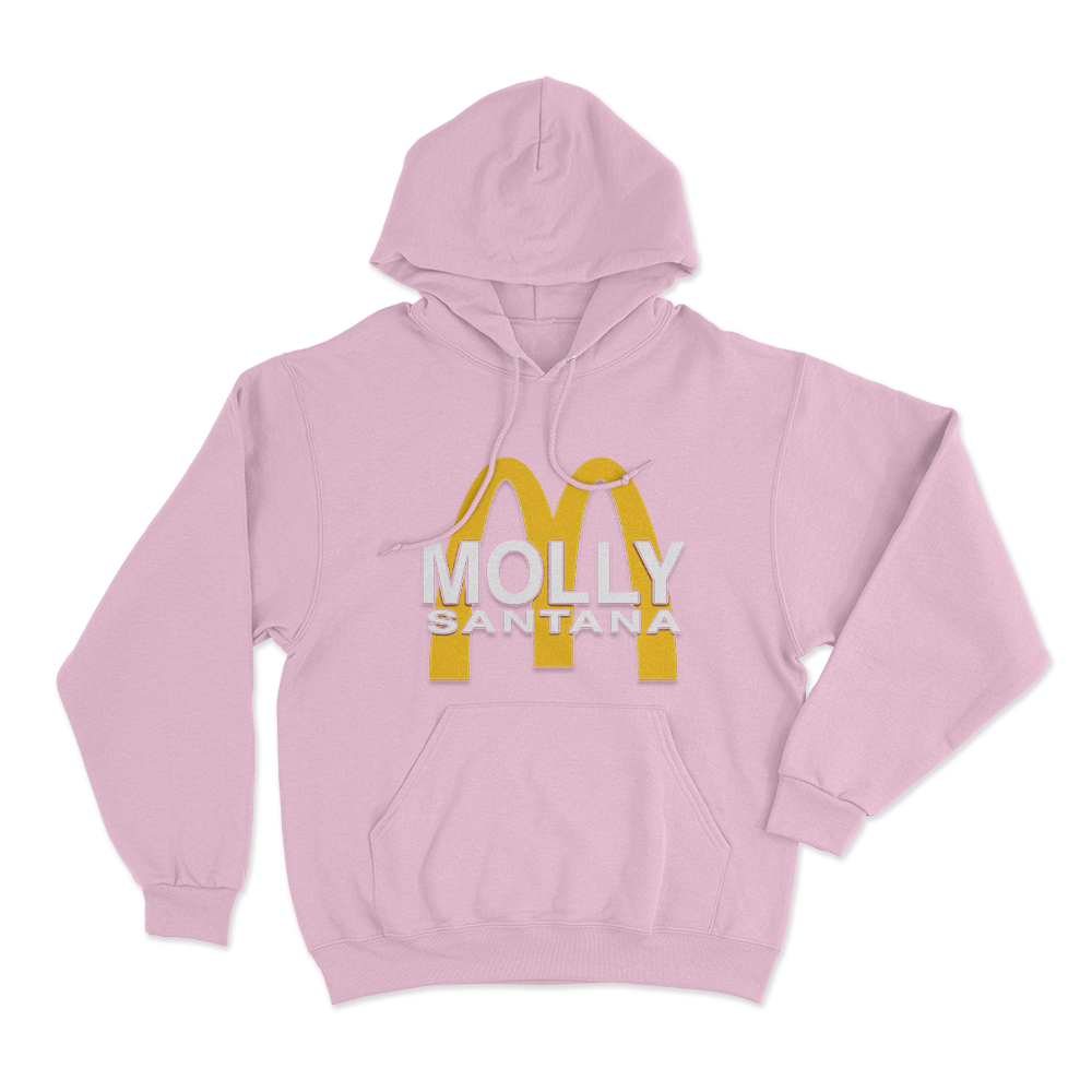 Molly Santana M Unisex Hoodie Pink Molly Santana M Unisex Hoodie Pink