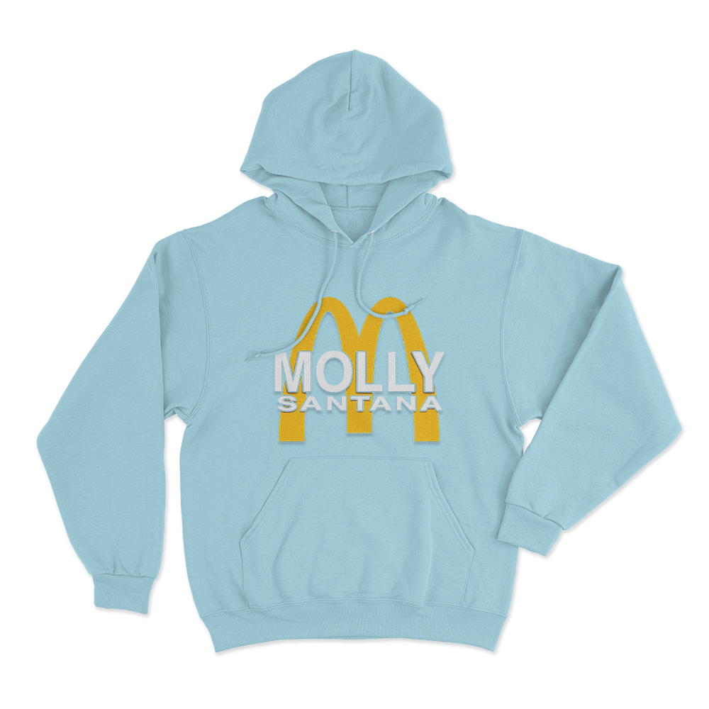 Molly Santana M Unisex Hoodie Sky Blue Molly Santana M Unisex Hoodie Sky Blue