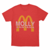Molly Santana M Unisex T Shirt Red