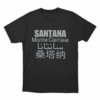 Santana Multilingual Unisex T Shirt Black