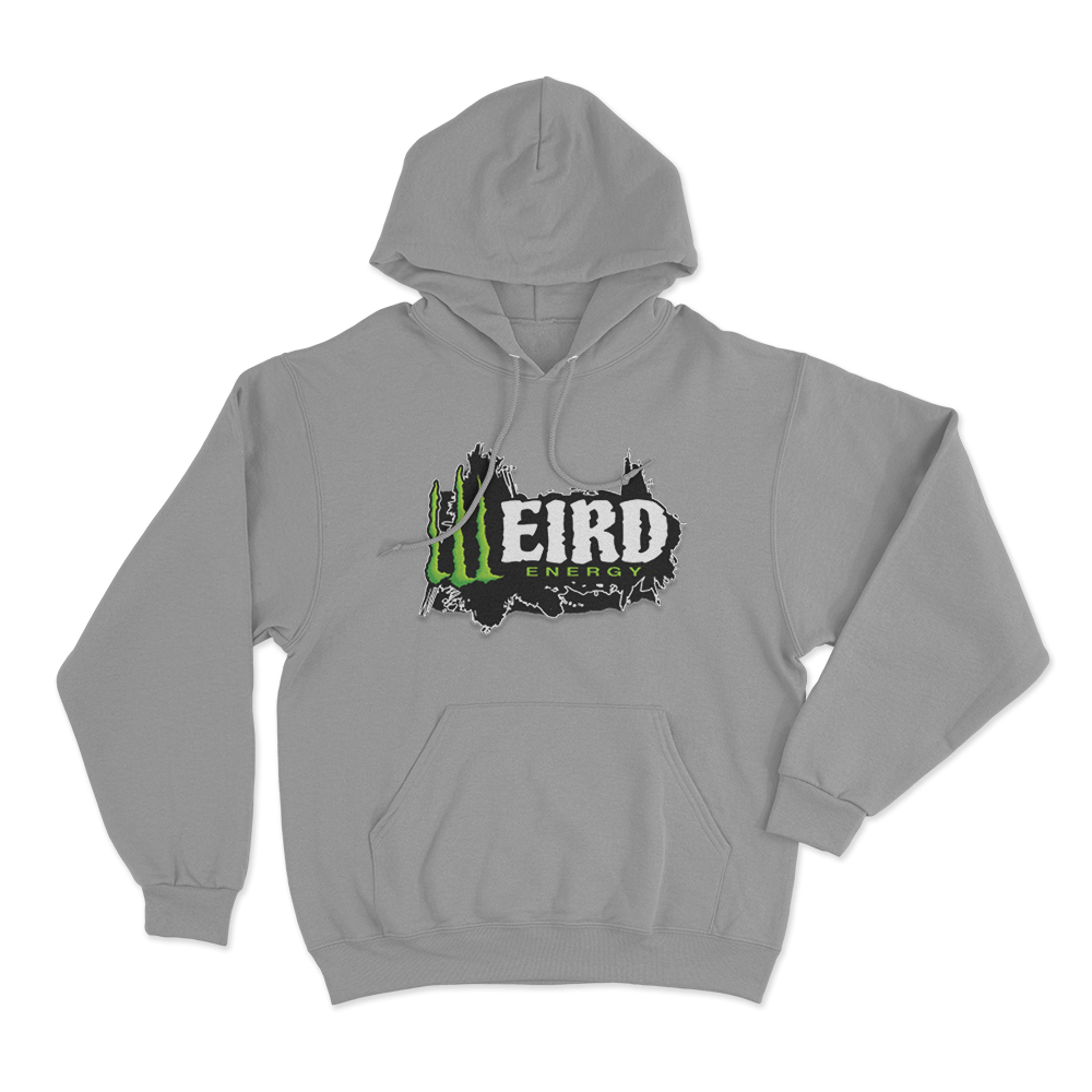 Weird Energy Unisex Hoodie Grey Weird Energy Unisex Hoodie Grey