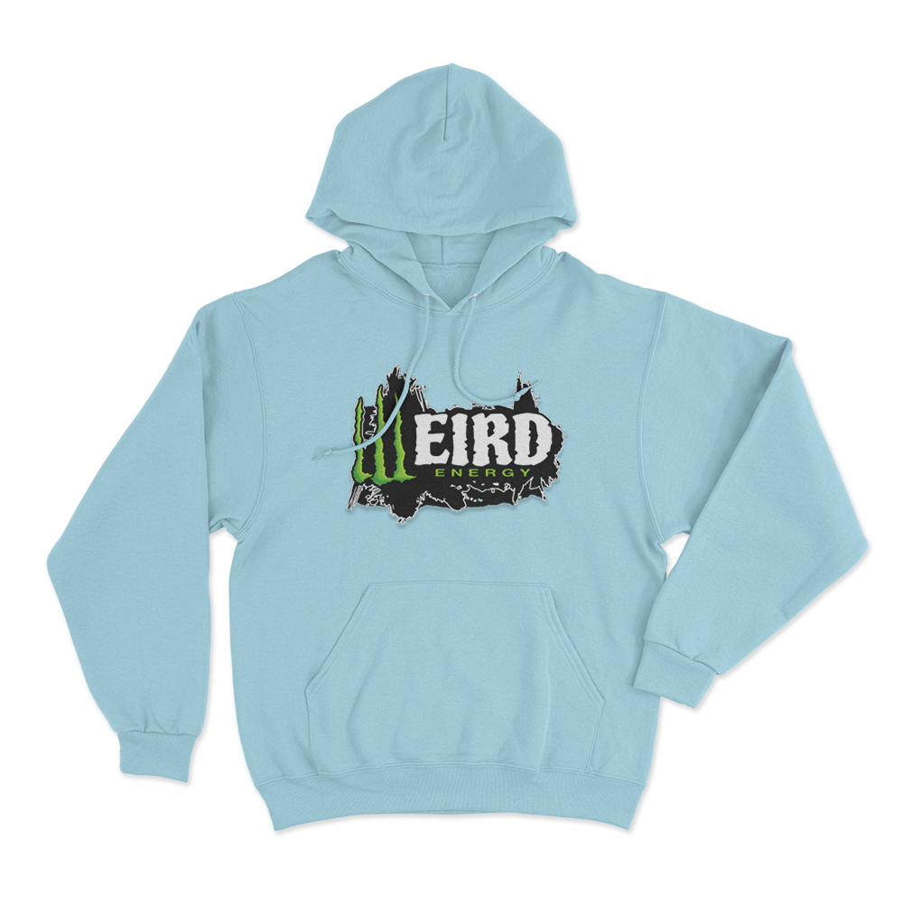 Weird Energy Unisex Hoodie Sky Blue Weird Energy Unisex Hoodie Sky Blue